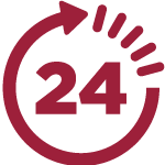 24-Hour Guaranteed Response icon